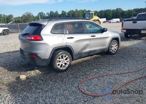 2016 Jeep Cherokee Sport from USA, damaged, VIN 1C4PJLAB3GW184516